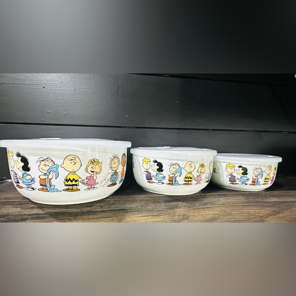 Peanuts Character Food Storage Set - White - Picture 3 of 3